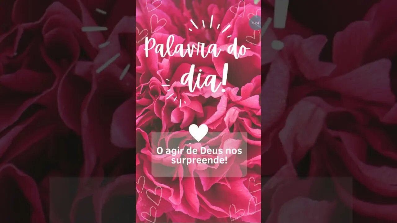 O agir de Deus nos surpreende - Palavra do Dia 5 de Setembro