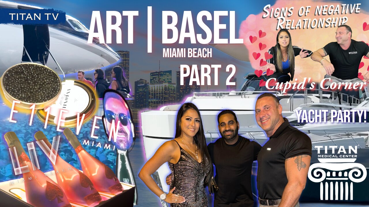 3/17 Titan Medical Health and Lifestyle Show: Art Basel, LIV, ELEVEN, Giselle Dining, Peptides!