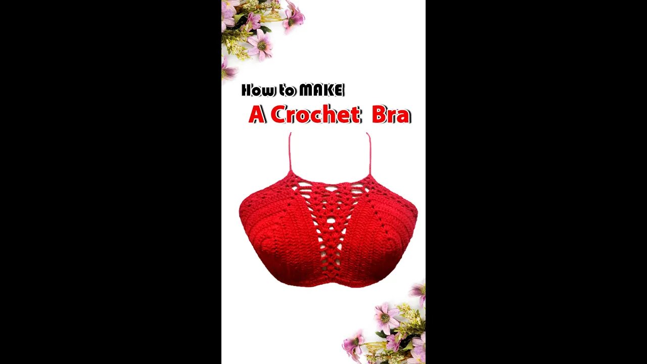 How To Make A Crochet Bra # shorts