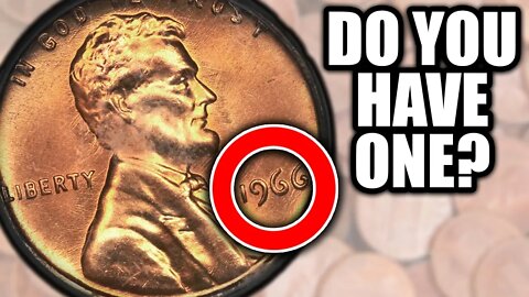 THESE 1966 PENNIES ARE WORTH A LOT OF MONEY!! ERROR PENNY COINS TO LOOK FOR IN POCKET CHANGE!!