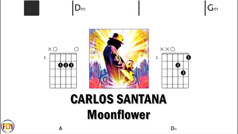 CARLOS SANTANA Moonflower Instrumental - Guitar Chords HD