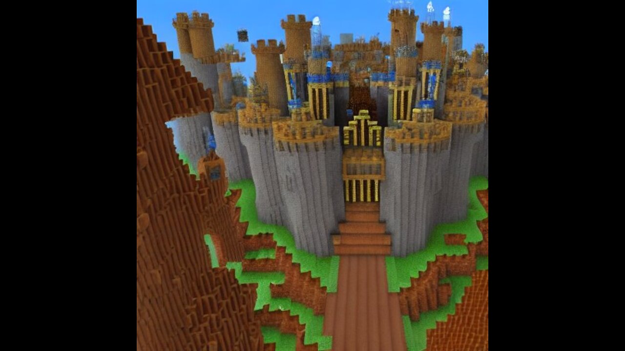 A.I. PRODUCED IMAGES OF MINECRAFT