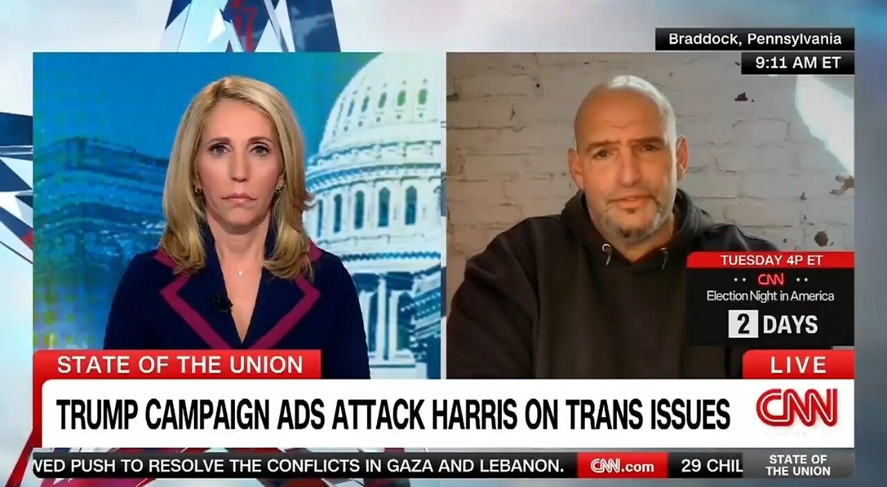 Sen John Fetterman Calls Trump An Asshole For Defending Women's Sports