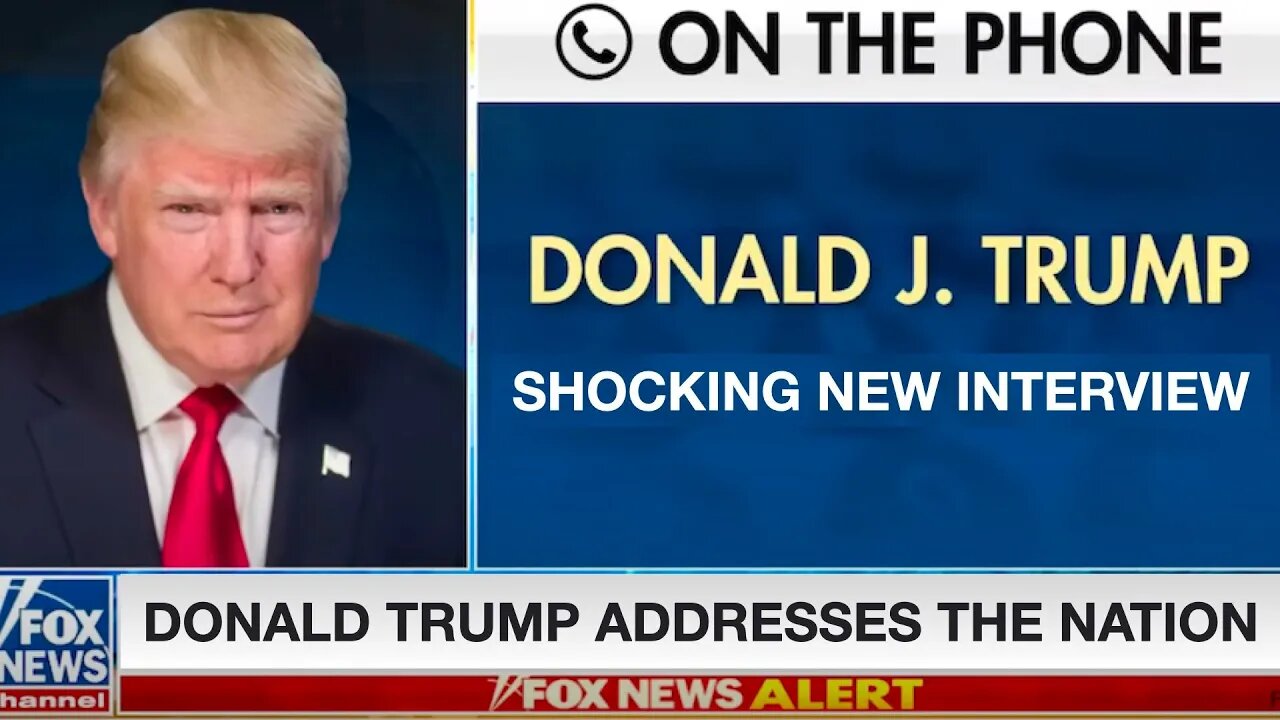 BREAKING: DONALD J. TRUMP ADDRESSES THE NATION!