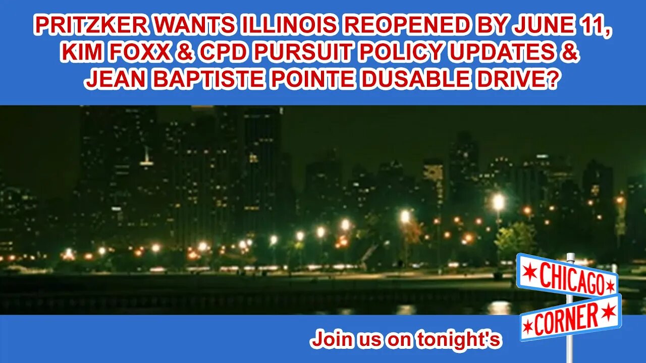 Chicago Corner Friday Free For All and Jean Baptiste Pointe DuSable Drive?