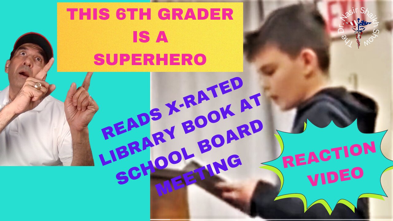 6TH GRADER Superhero; READS P*RN Book Aloud at School Board - Says Librarian Can Get More SEX Books