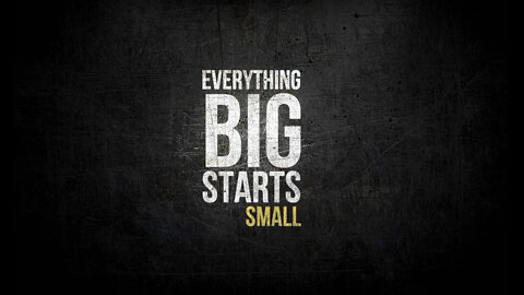 Everything Big Starts Little - Martin Parkhotyuk