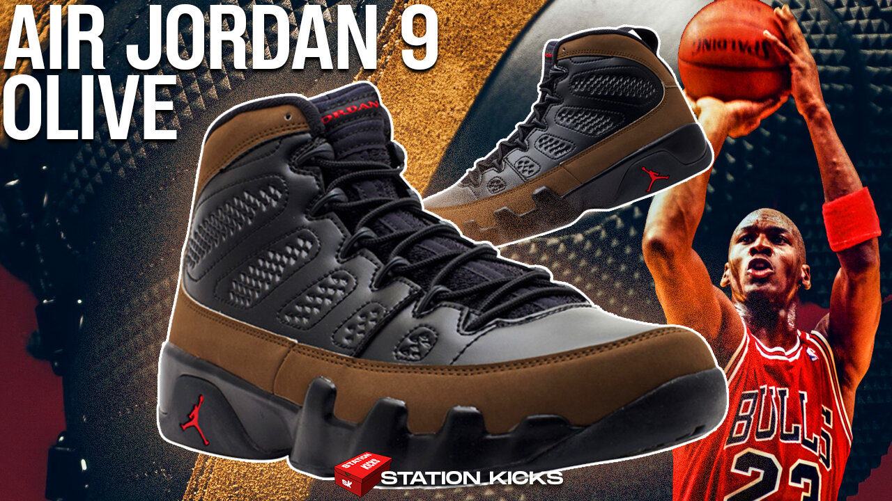 THE AIR JORDAN 9 "OLIVE" HAVE ARRIVED!