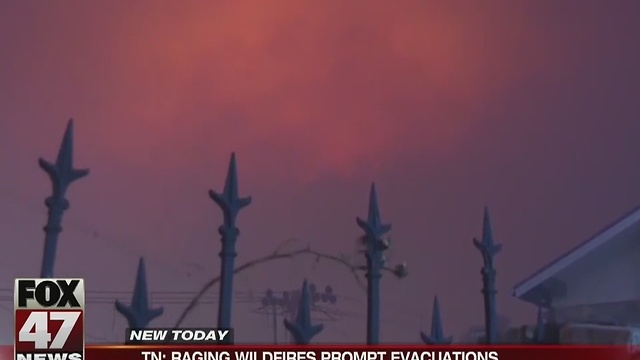 Smoke you smell outside could possibly be from wildfires in Tennessee