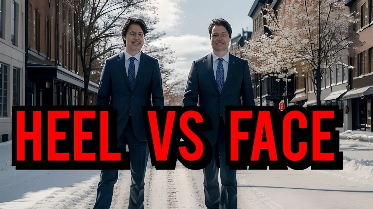 Heel Vs Face, its all a lie ,Justin Trudeau vs Pierre Poilievre , Donald trump vs Joe Biden