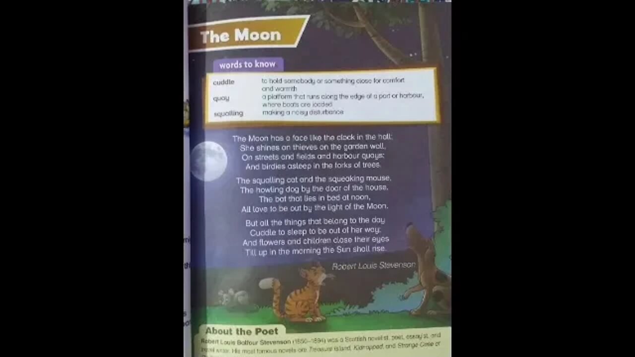 class 3 ENGLISH A POEM THE MOON
