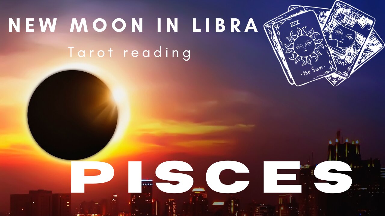 PISCES ♓️- Opening yourself up! NEW MOON 🌑 IN LIBRA SOLAR ECLIPSE TAROT #tarotary #pisces #tarot