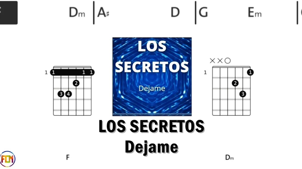 LOS SECRETOS Dejame GUITAR CHORDS & LYRICS