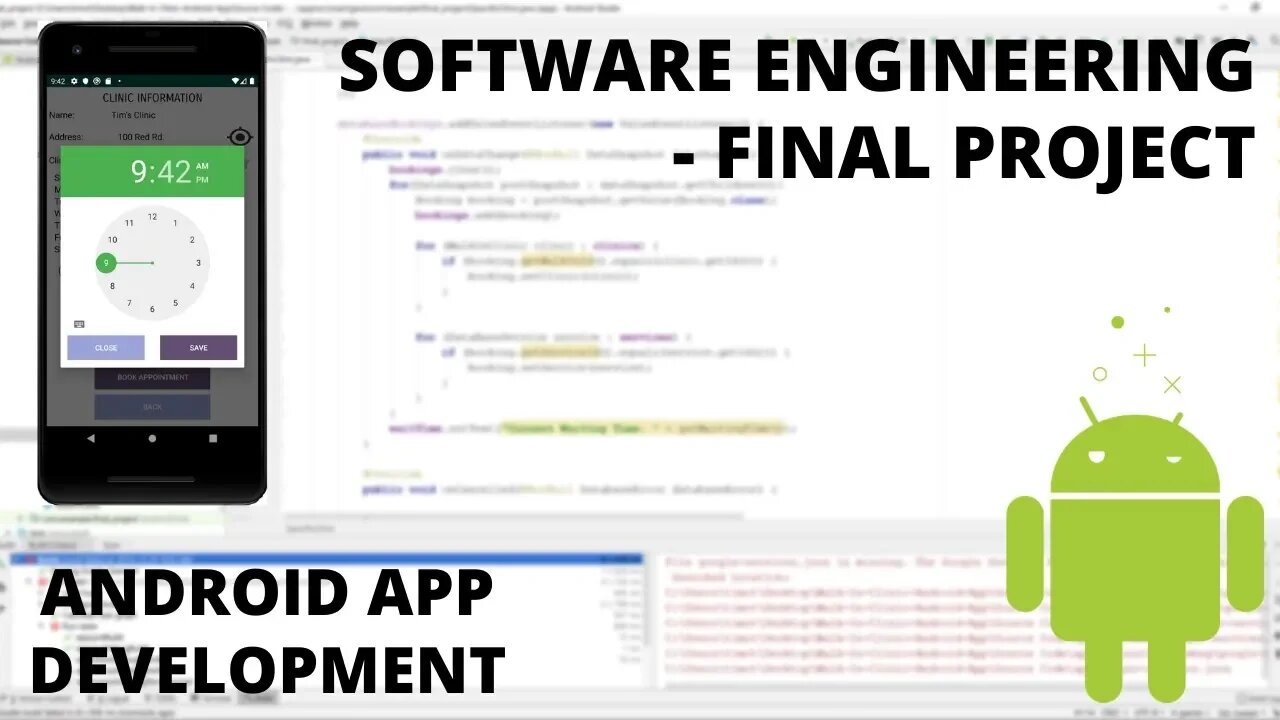 Software Engineering Final Project - Android App Development