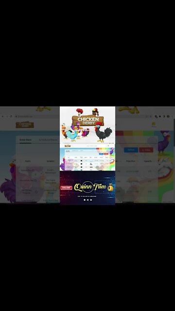 Chicken Derby Ethereum NFT Racing Game | Play To Earn | Quinn Trim #Shorts