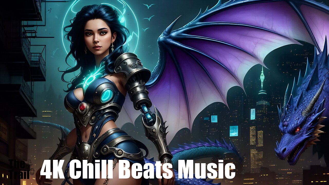 Chill Beats Music - Soft House Work of Art | (AI) Audio Reactive Cyberpunk Fantasy | Arcane