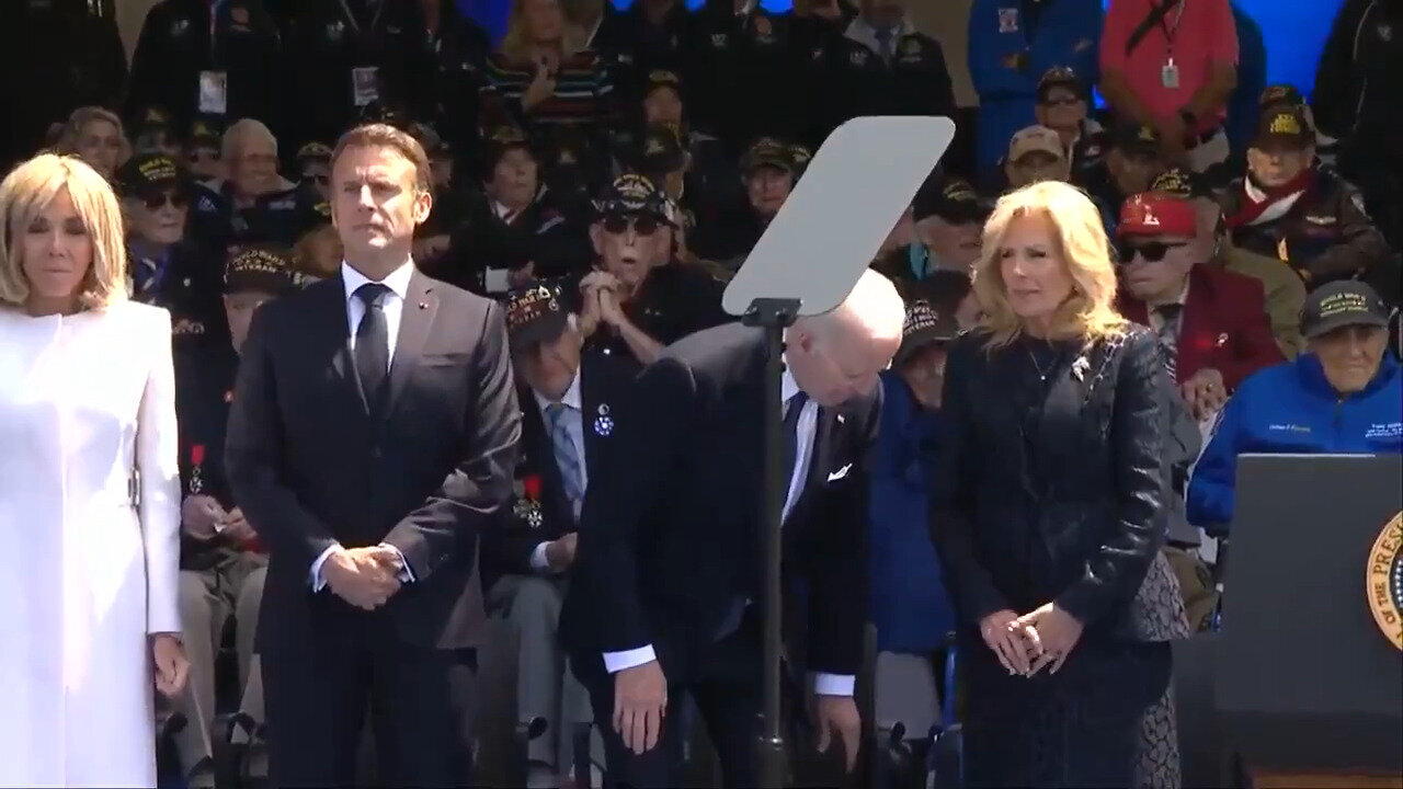 Biden's D-Day Address In Normandy Goes From Cringe To Downright OMG-WTF In More Ways Than One