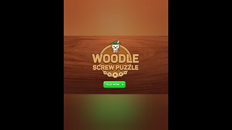 Woodle - Wood Screw Puzzle