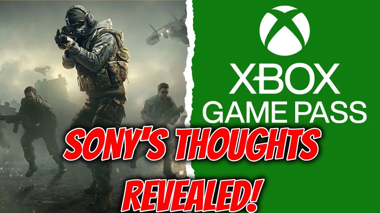 Sony's Comments On Call Of Duty And Game Pass Are Quite Something - My Thoughts