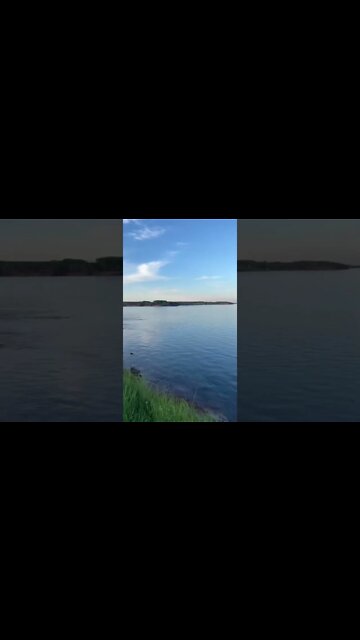 Lighthouse by a cliff in PEI