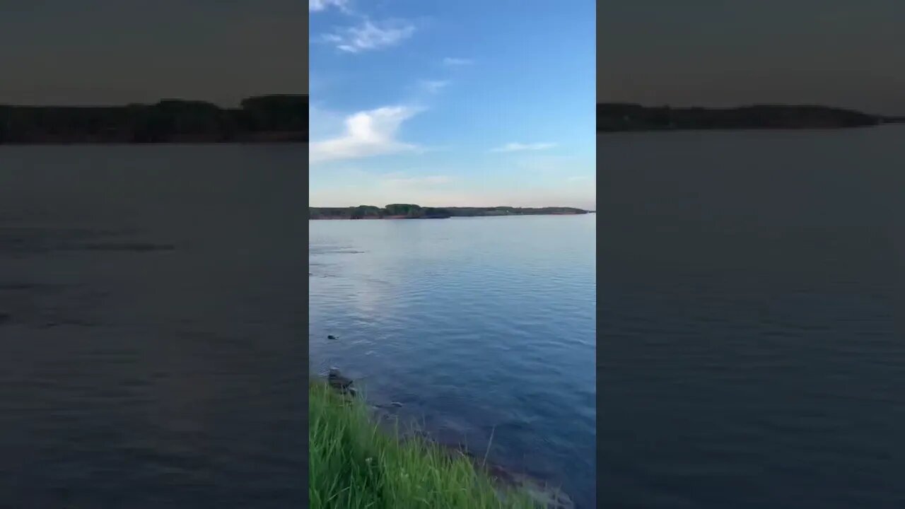 Lighthouse by a cliff in PEI