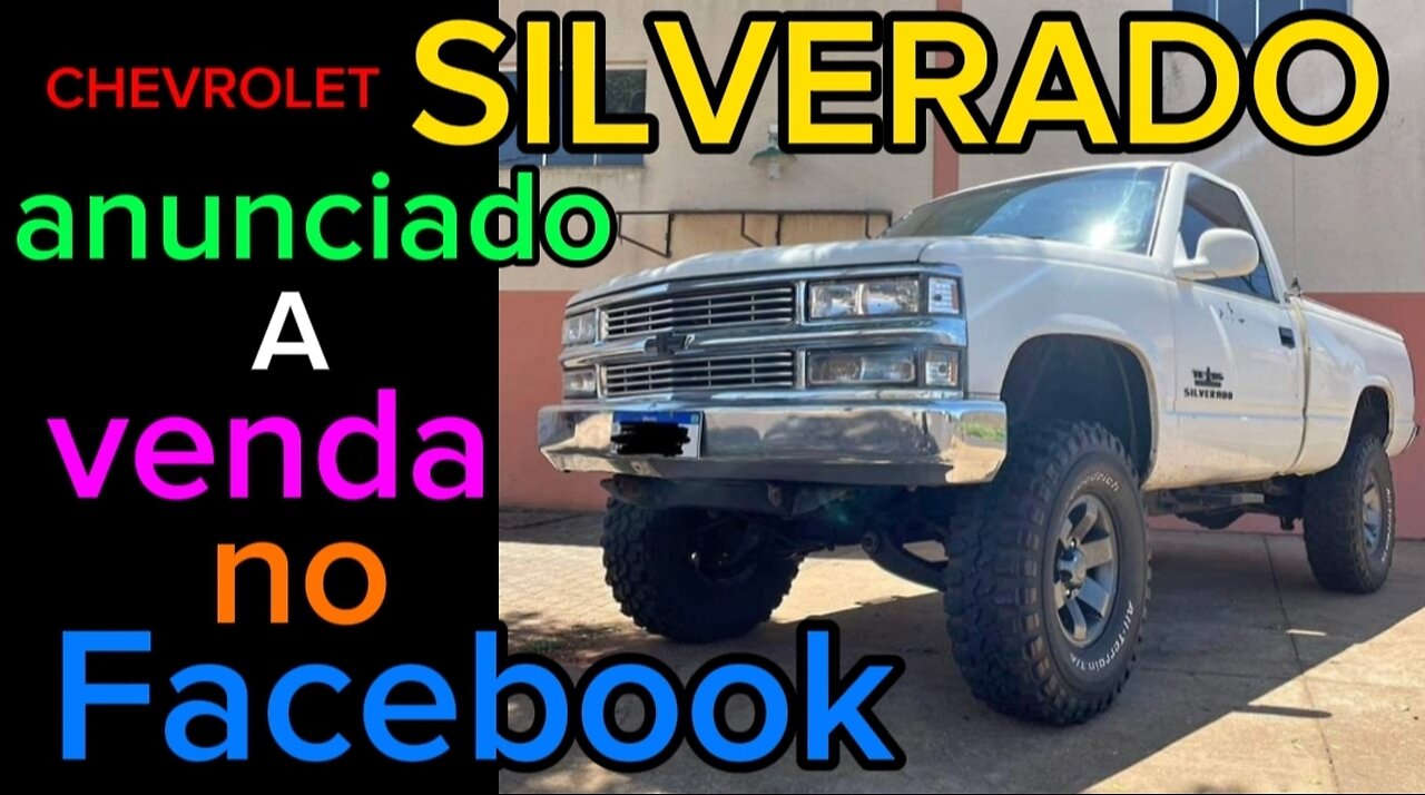 Chevrolet silverado a venda no Facebook