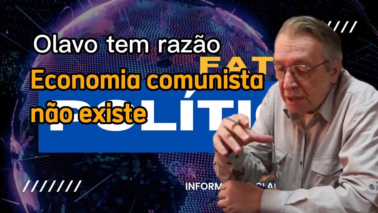 Olavo tem razão: Economia comunista não existe