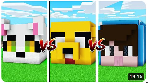¡CASA de MIKECRACK vs ACENIX vs SPARTA en MINECRAFT! 🏠🆚🏠 RETO DE CONSTRUCCIÓN de 10 SEG a 10 MIN