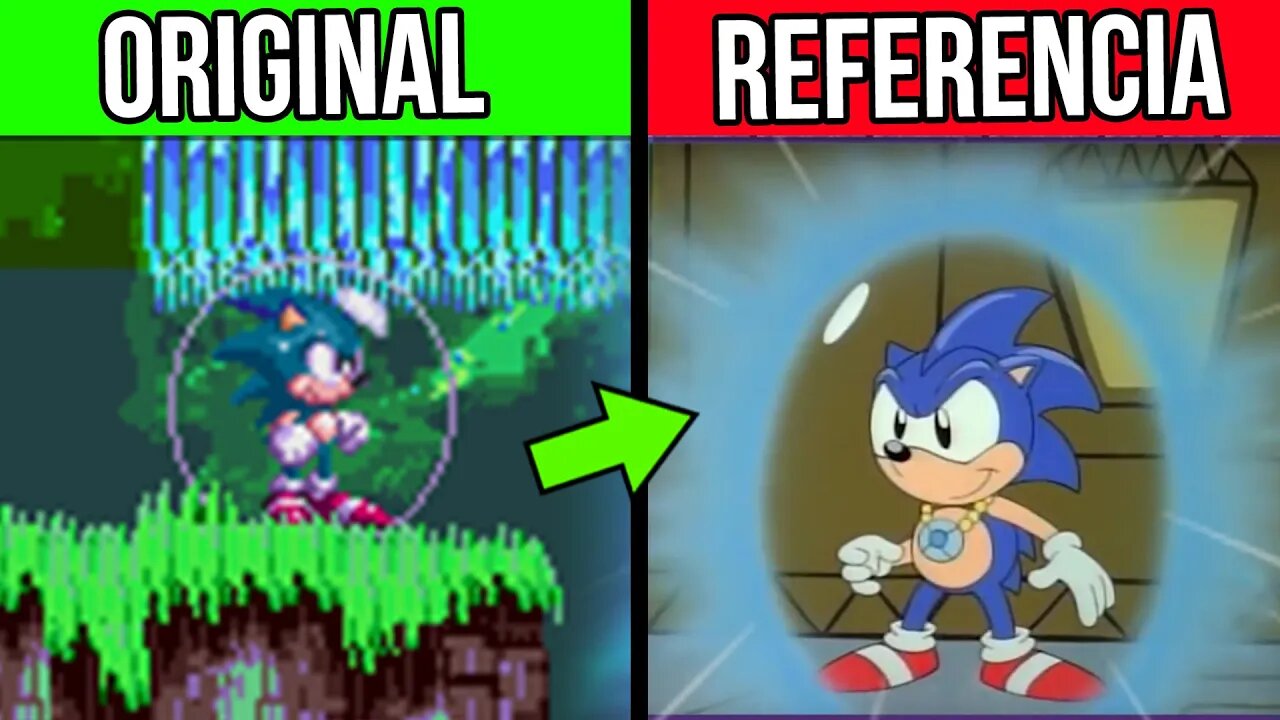Referencias dos Jogos no Desenho do Sonic AOSTH #shorts