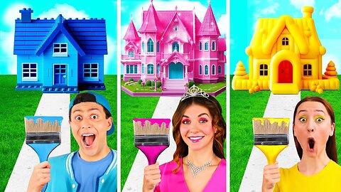 PaRaRa Challenge | build houses of the same color!