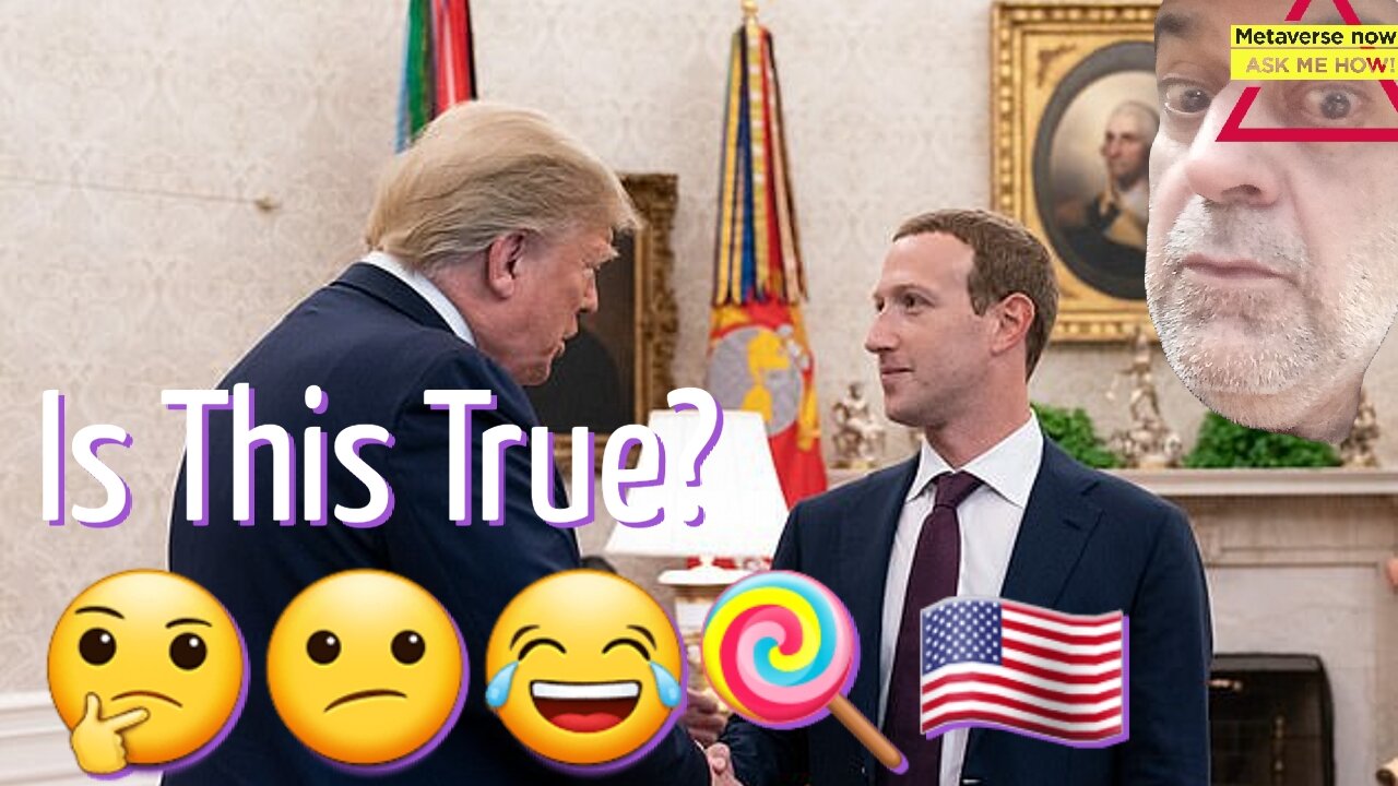 META Allows Trump Back On. 🤔😕😂🍭🇺🇲