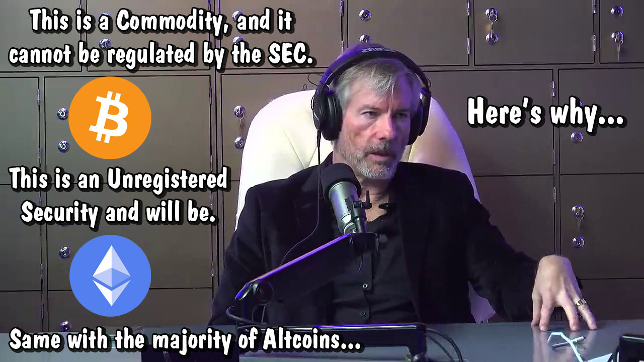 Billionaire Michael Saylor Explains The Difference Between Bitcoin & Ethereum 🪙🤷‍♂️🪙