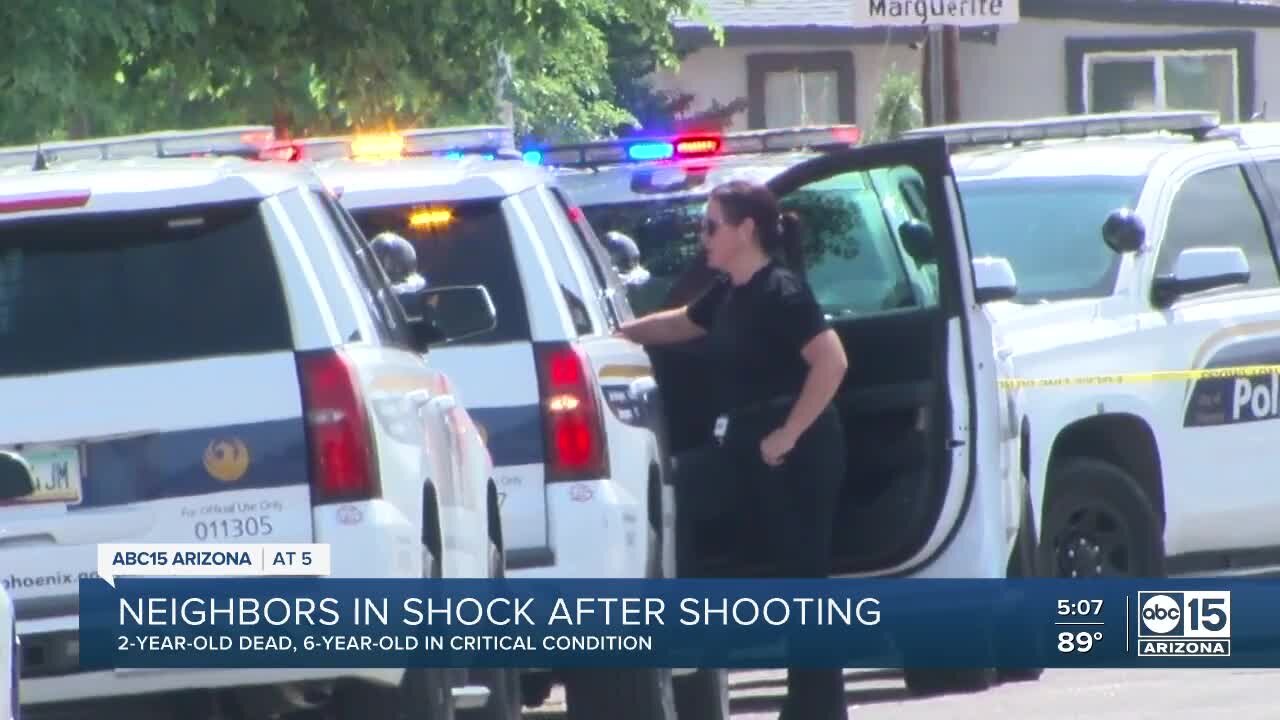 2 children shot at south Phoenix home; Police detain mother