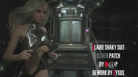 Resident Evil 2 Remake Claire Shaky Suit Silver Patch outfit