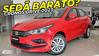 NOVO FIAT CRONOS DRIVE 1.3 MANUAL 2023 É BOA OPÇÃO NESSE PREÇO OU HB20 É MELHOR?