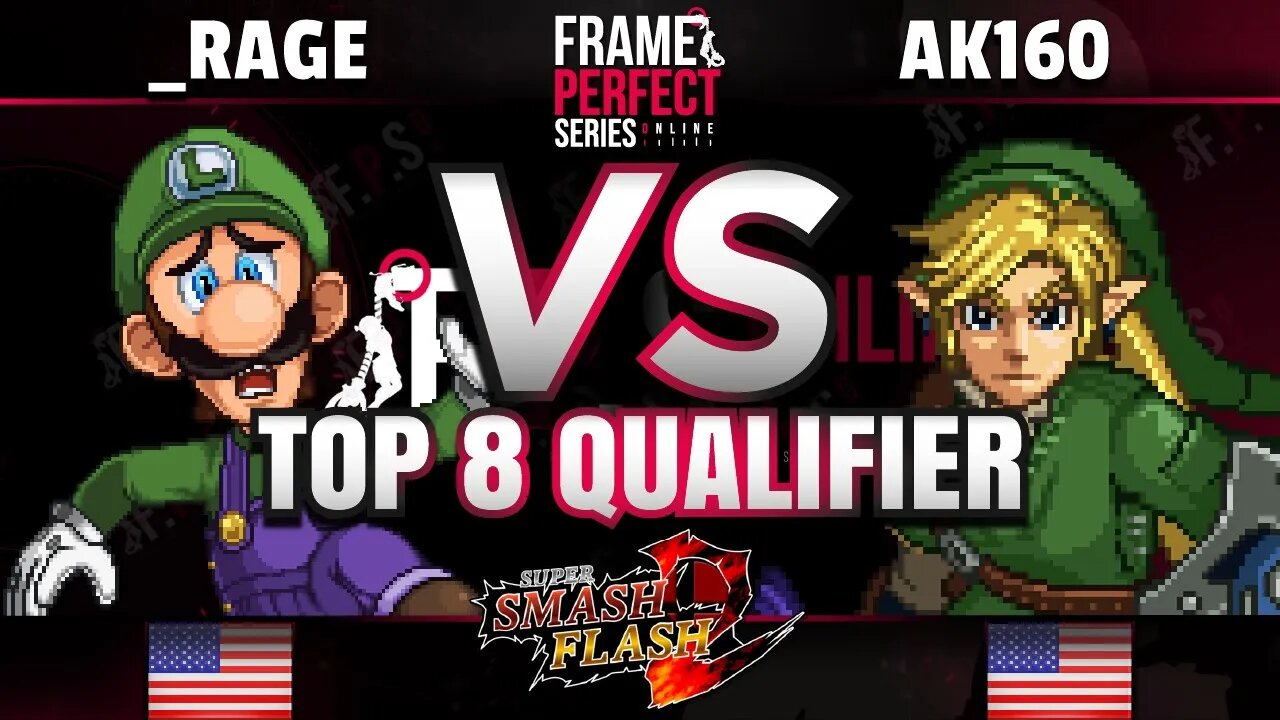 FPS6 Online - _Rage (Luigi) vs. SC | AK160 (Link) - SSF2 Top 8 Qualifier