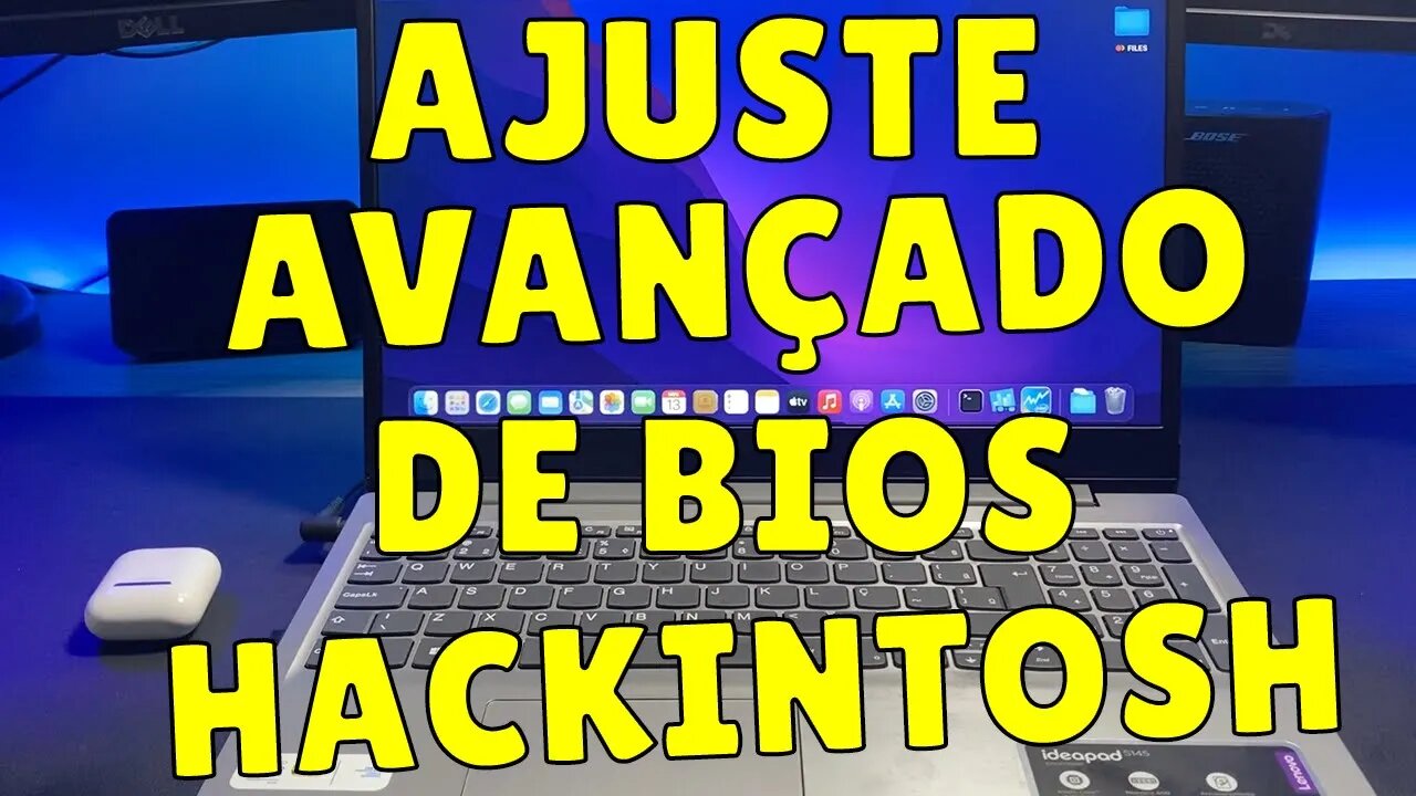 AJUSTE AVANÇADO DE BIOS HACKINTOSH - ATIVANDO A INTEL IRIS PLUS G7 LENOVO S147 I7 1065G7 ICE LAKE