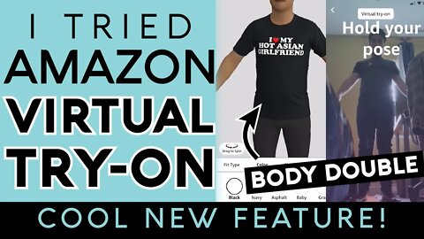 Merch By Amazon New Feature! Virtual Try-On - Creating A Digital Body Double For Trying On Shirts
