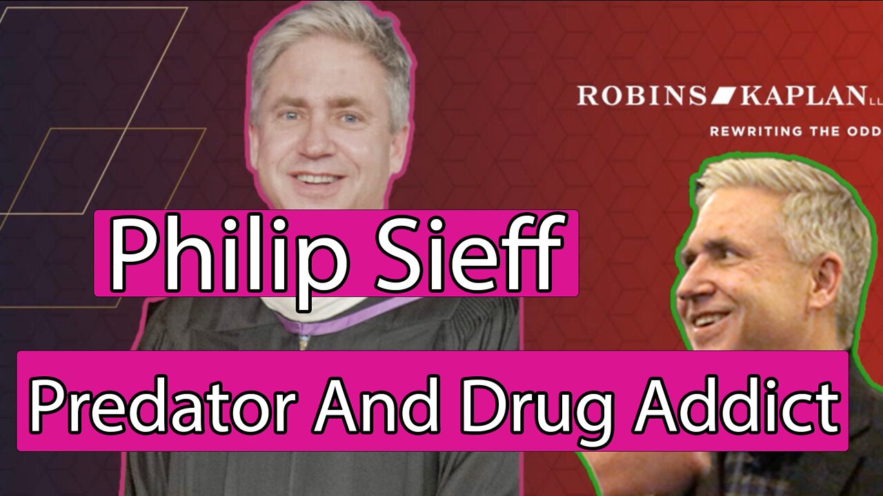 Philip Sieff: Predator and Drug Addict