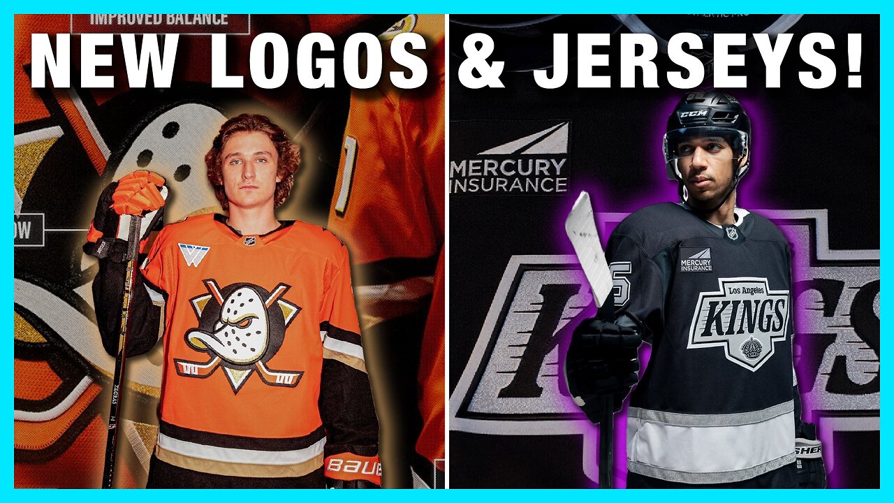 Reacting to New KINGS & DUCKS Fanatics Jerseys!