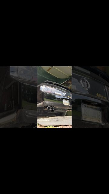 Cold Start Longtube Headers On a V6 Mustang #shorts