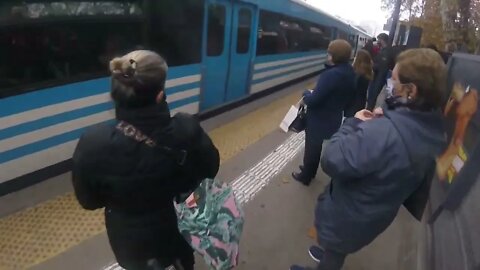 Pedaleando con la Gopro en la mañana.
