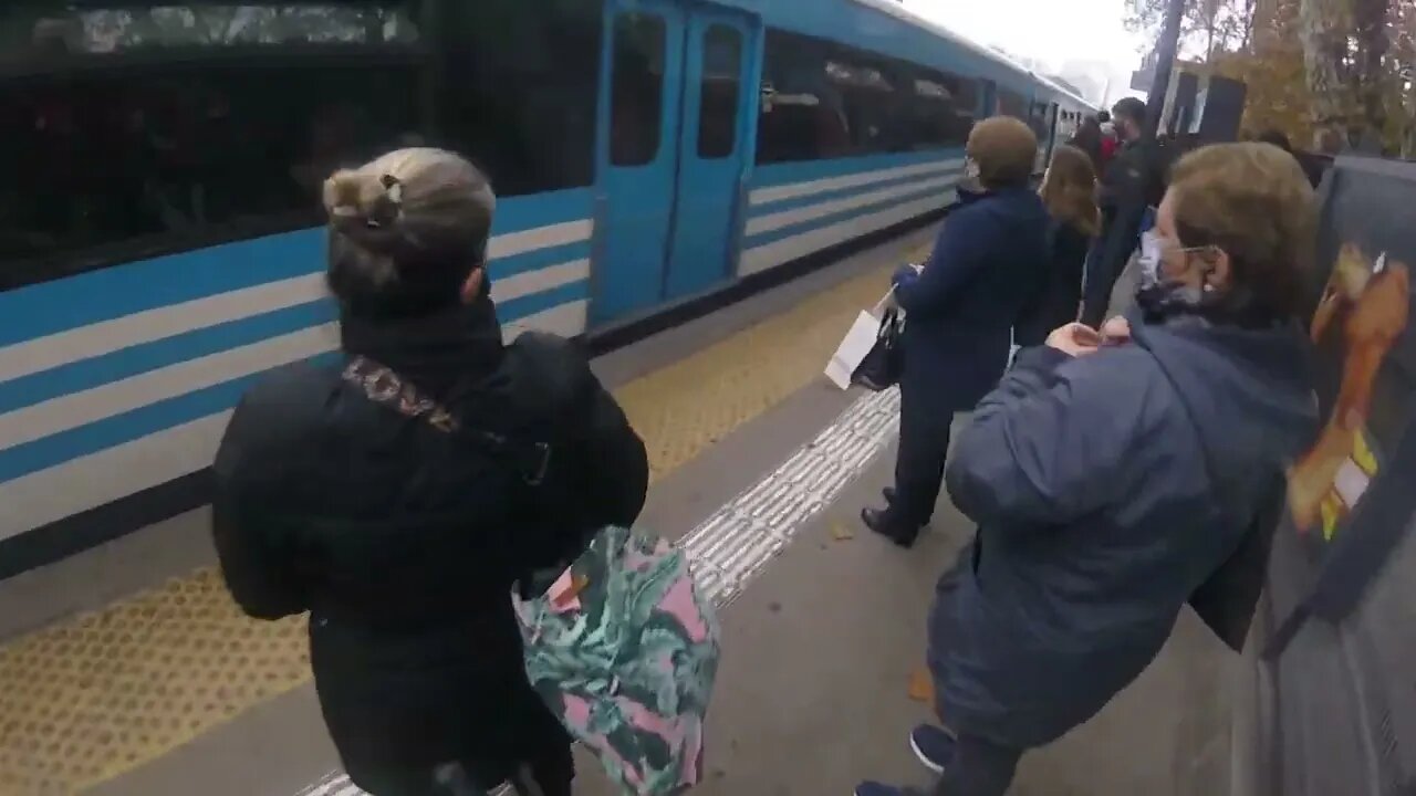 Pedaleando con la Gopro en la mañana.