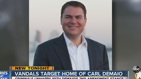 Vandals target home of Carl Demaio