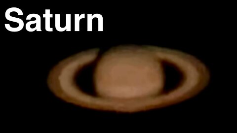 Saturn as seen from Earth