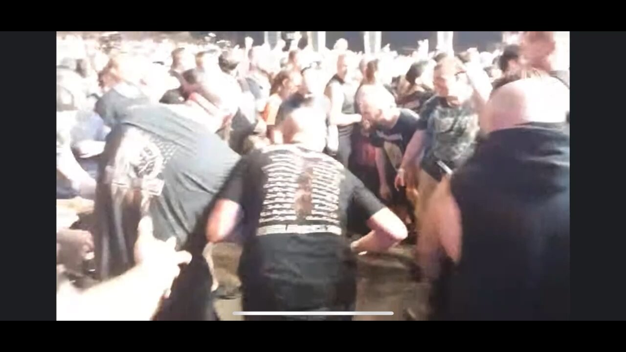 Little Kid in the pit at Pantera show!