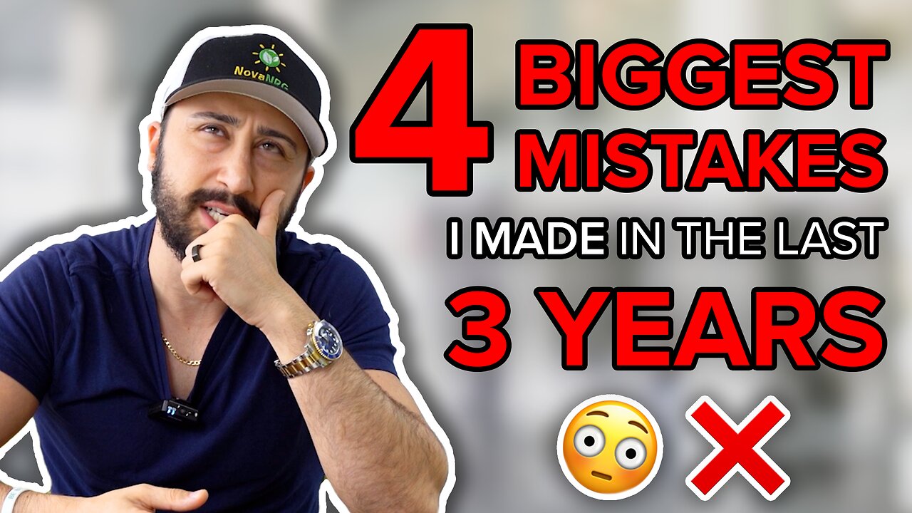 4 Biggest Mistakes I made in the last 3 years!