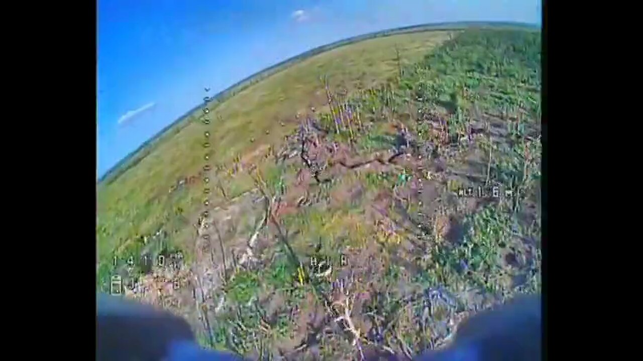 Ukrainian soldier tries to shoot down a FPV drone but gets DeNAZIfied