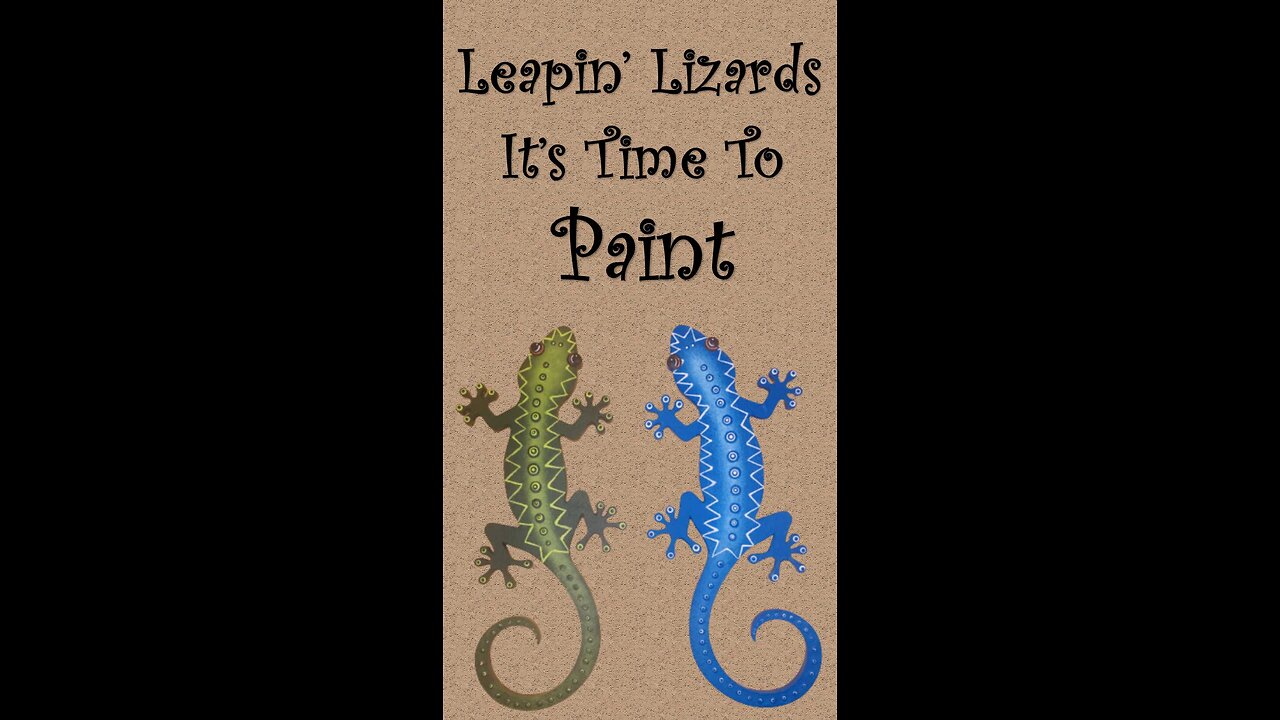 Easy Gecko Lizard Dot Painting Trailer