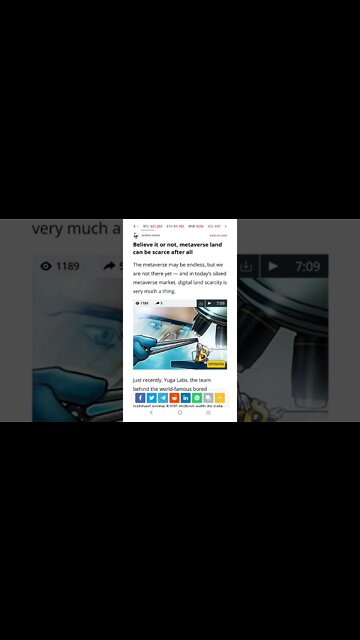 Believe It Or Not, Metaverse Land Can Be Scarce #cryptomash #cryptomashnews #cryptonews #metaverse